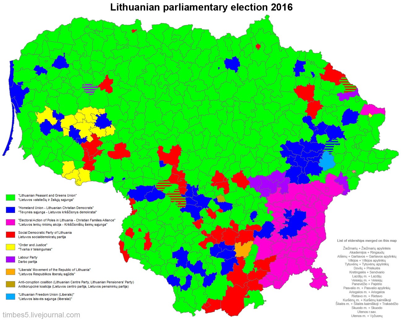 Карта населения польши